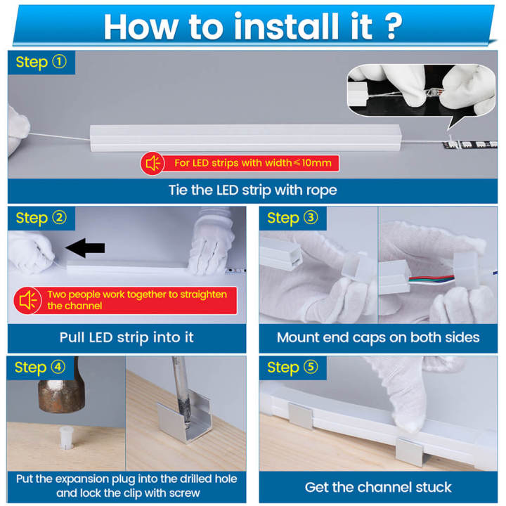 Load image into Gallery viewer, Muzata 16.5Ft/5M Flexible LED Channel System for DIY USC4
