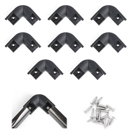 Load image into Gallery viewer, Muzata 8 Pack LED Channel Corner Connector Kit L-Shape for V1SW LC08