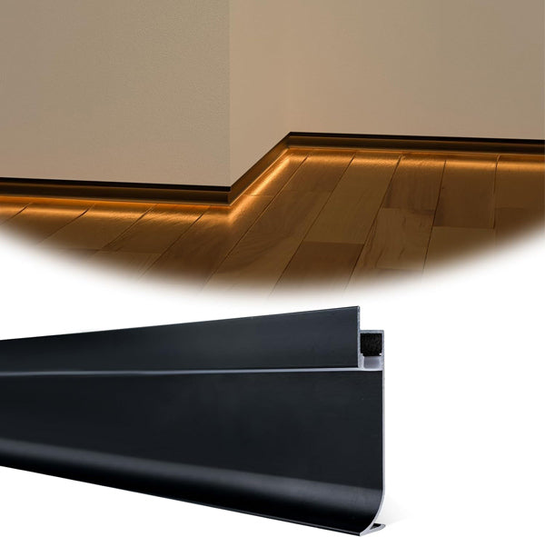Load image into Gallery viewer, Muzata 5pack Spotless Effect Floor Recessed Baseboard LED Lighting Aluminum Channel System U129
