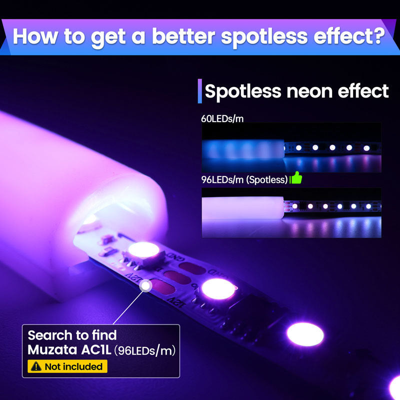 Load image into Gallery viewer, Muzata 16.5Ft/5M Silicone LED Channel System Flexible Tube USC2