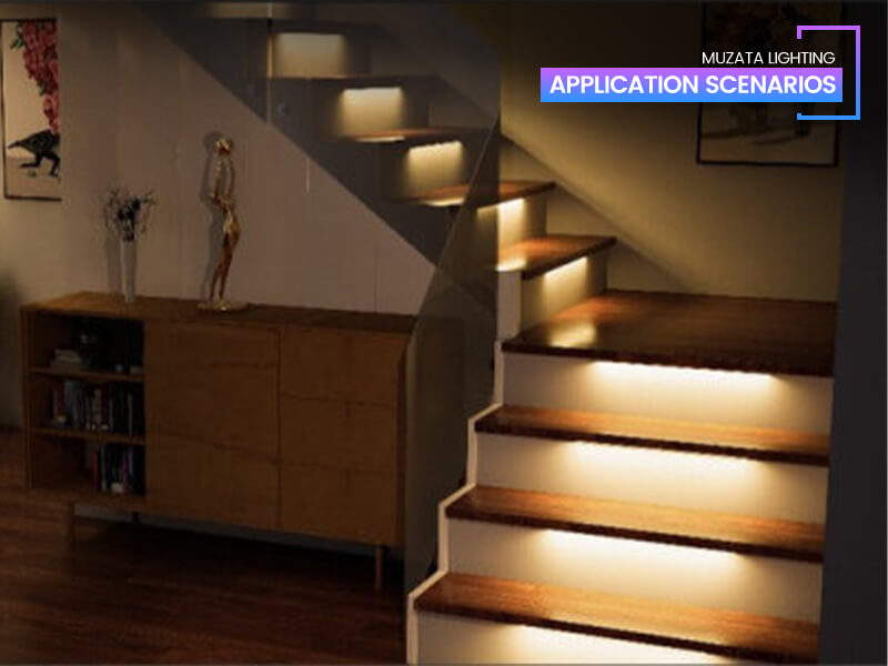 Reviving Staircases: Step Lighting & Cable Railing – Muzata LED Channel ...