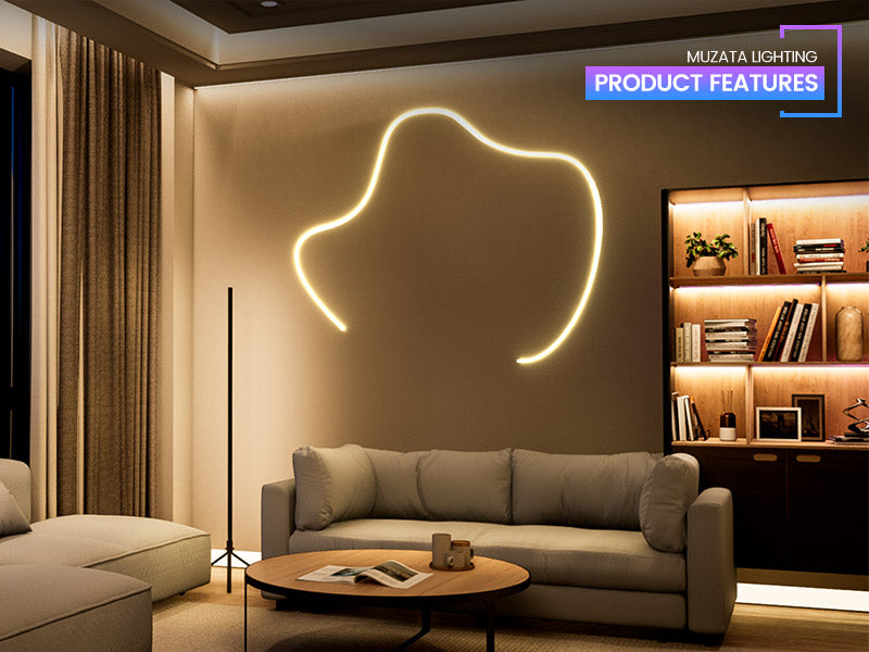Led Rope Wall Design Indoor Rope Lighting Ideas