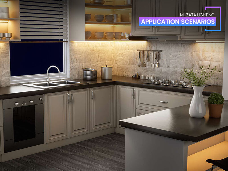 Light up Your Cabinet with LED – Muzata LED Channel and Strips