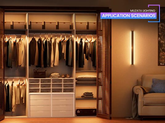 the charm of led channel to highlight light in hidden locations-LED closet light