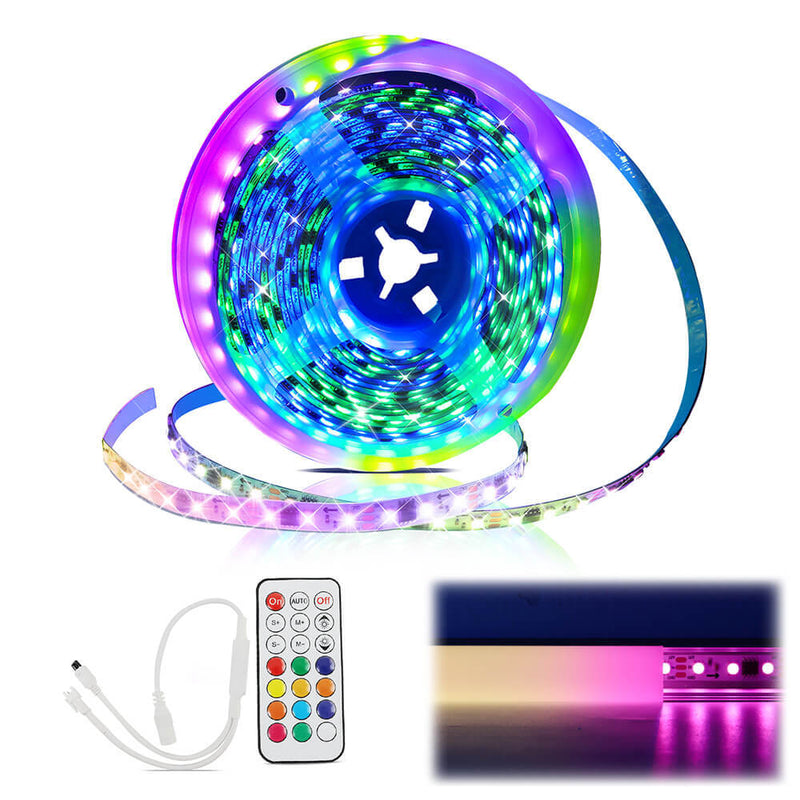 Load image into Gallery viewer, Muzata 16.4Ft Flexible 12V LED Strip Lights High-Intensity 96LEDs/M AC1L
