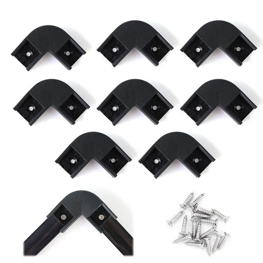 Muzata 8 Pack LED Channel Corner Connector Kit L-Shape for U1SW LC07